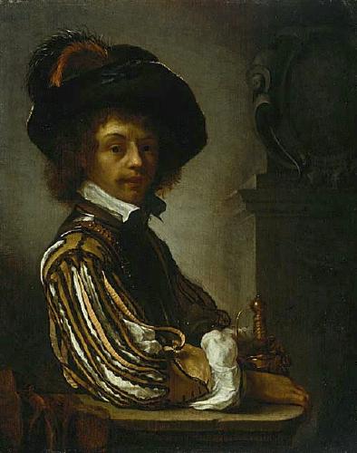 Frans van Mieris, zelfportret